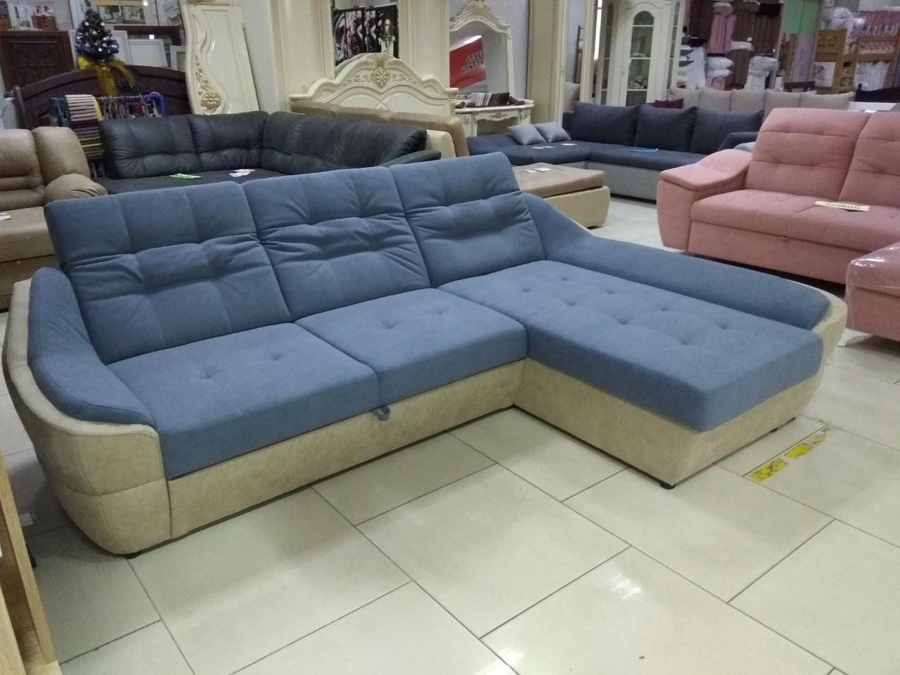 2861451383_divan-uglovoj-spejs.jpg Диван кутовий Спейс (Техас) АМ Віко голубий - Зображення 1