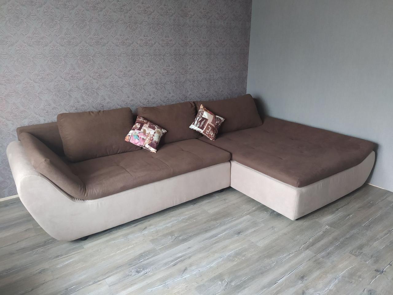 3672057730_divan-uglovoj-relaks.jpg Диван кутовий Релакс Віко коричневий світлий - Зображення 1