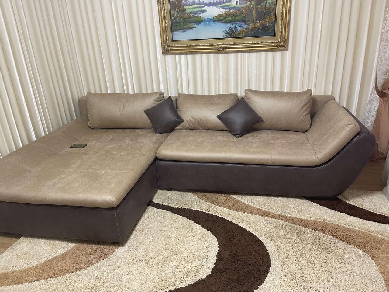 3672250224_divan-uglovoj-relaks.jpg Диван кутовий Релакс Віко темний беж - Зображення 1