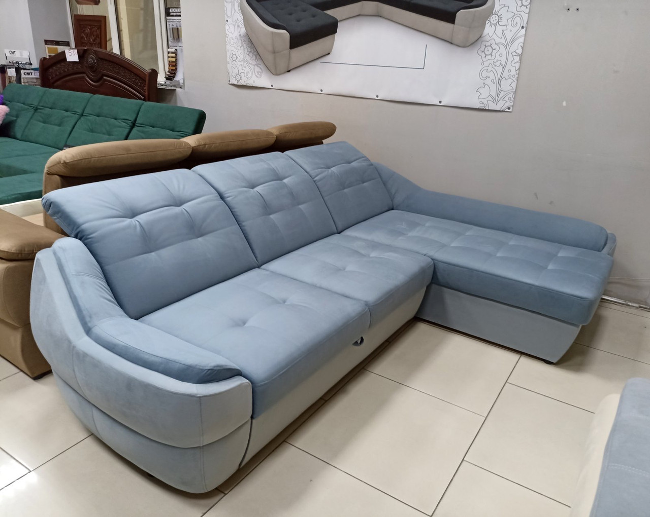 6563411303_divan-uglovoj-tehas.jpg Диван кутовий Техас (Спейс) блакитний - Зображення 1