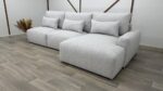 Диван кутовий Soft Long сірий крем